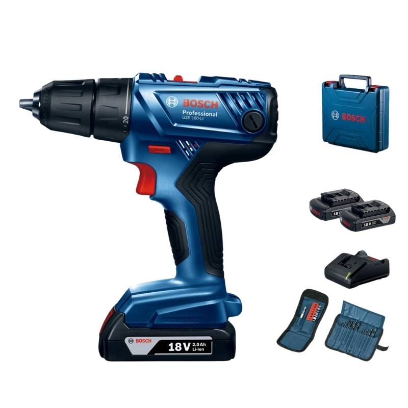 Máy khoan vặn vít dùng pin Bosch GSR 180-LI