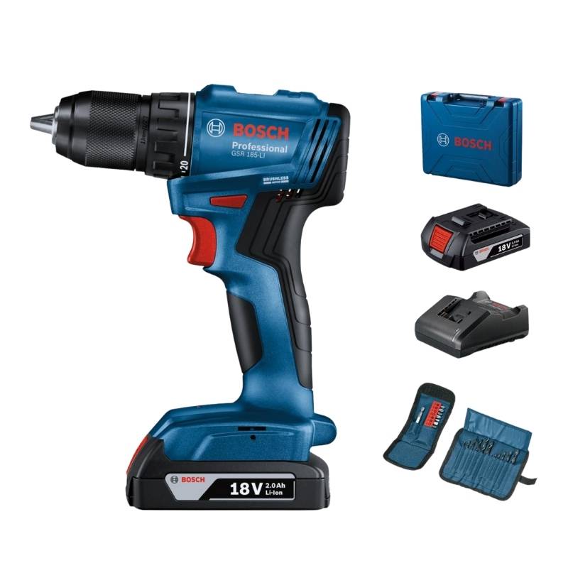 Máy khoan vặn vít dùng pin Bosch GSR 185-LI