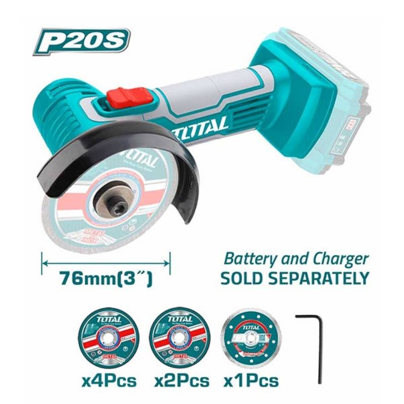 Máy mài cắt đa năng dùng pin 20V Total TAGLI7601 (Chưa Pin & Sạc)