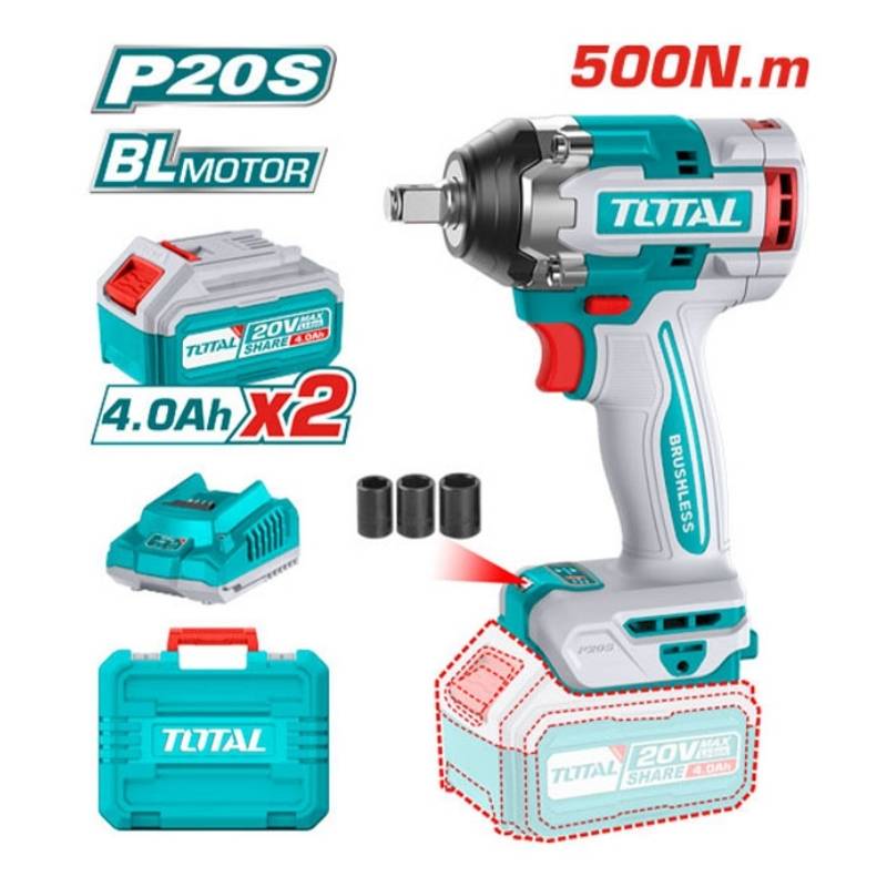 Máy siết bu lông dùng pin 20V Total TIWLI2050 