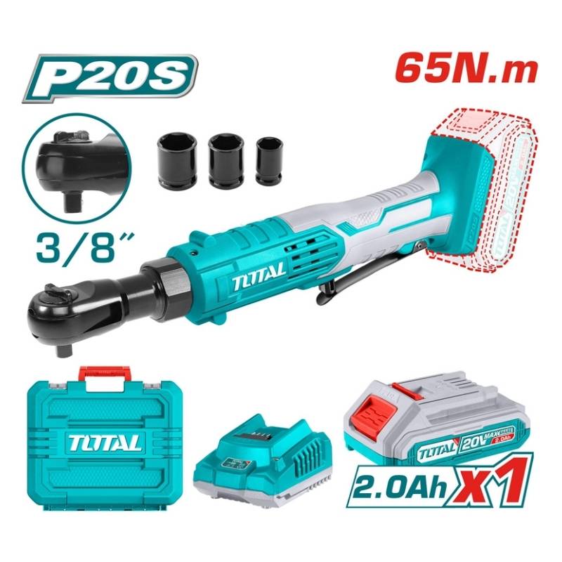 Máy siết bu lông góc dùng pin 20V Total TDRLI2060152