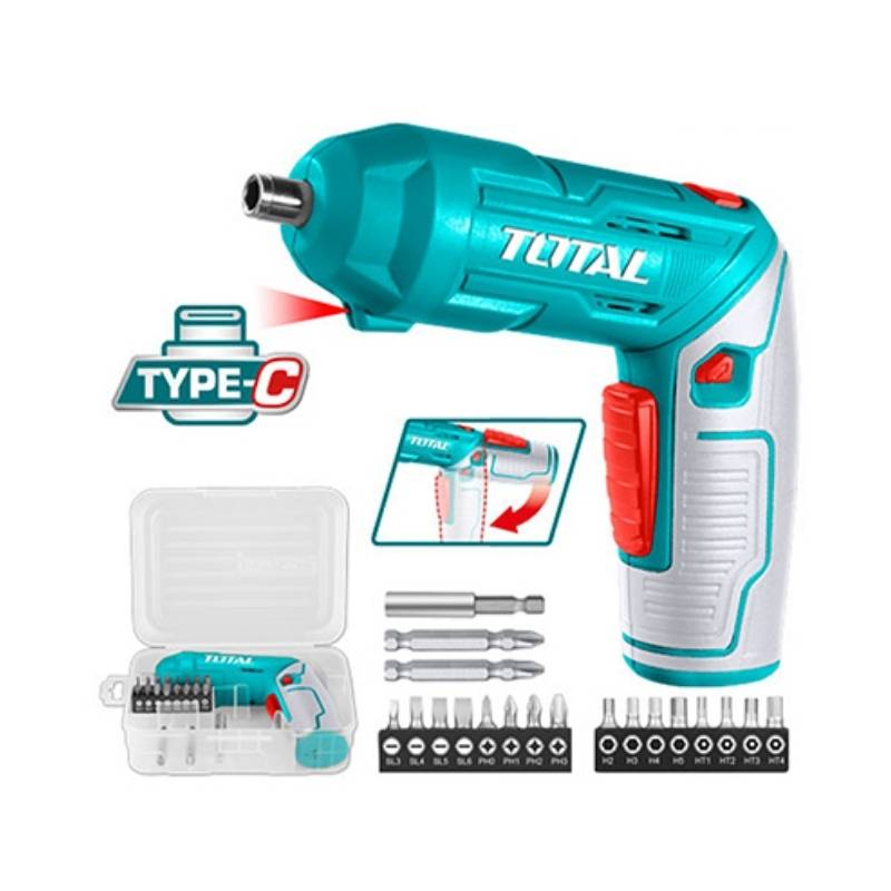 Máy siết vít dùng pin 4V Total TSDLI0442