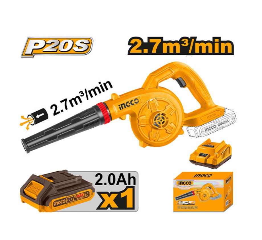 Máy thổi bụi dùng pin 20V INGCO CABLI200281