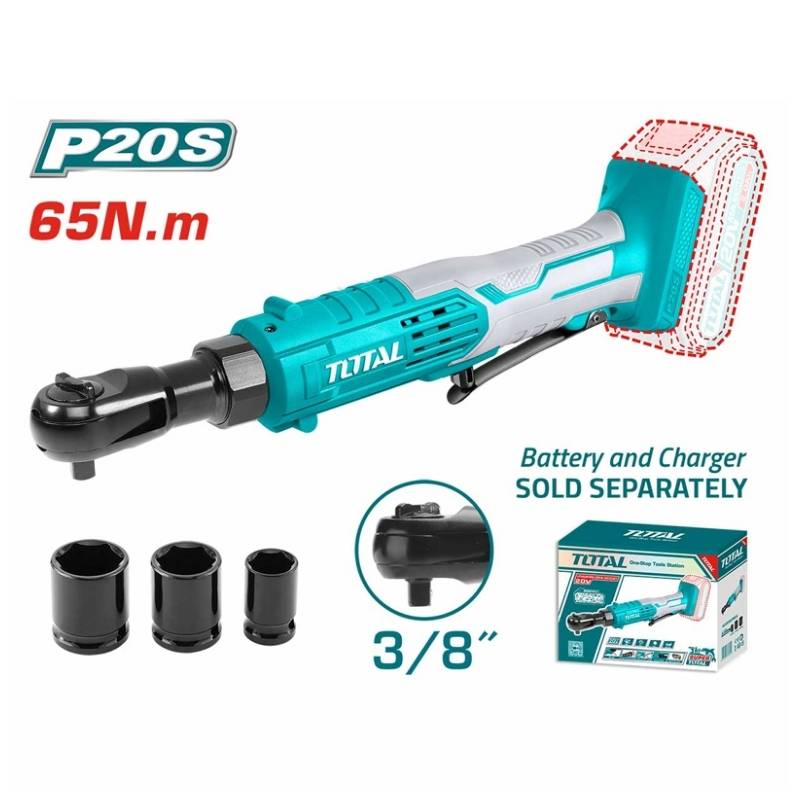 Máy vặn bu lông góc dùng pin 20V Total TDRLI2060151