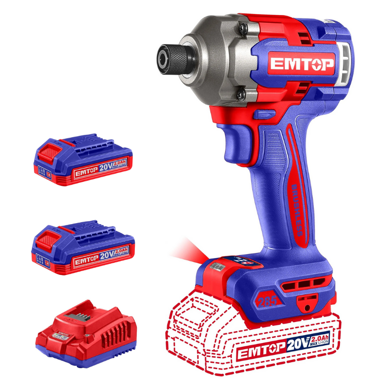 Máy vặn vít dùng pin EMTOP ECIRL2028