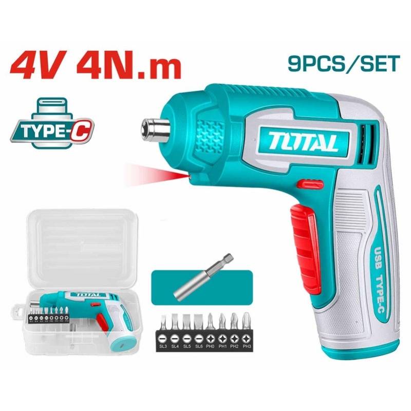 Máy vặn vít mini dùng pin 4V Total TSDLI0458 