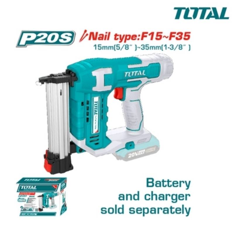 Súng bắn đinh thẳng dùng pin 20V Total TCBNLI3505 (Chưa Pin & Sạc)