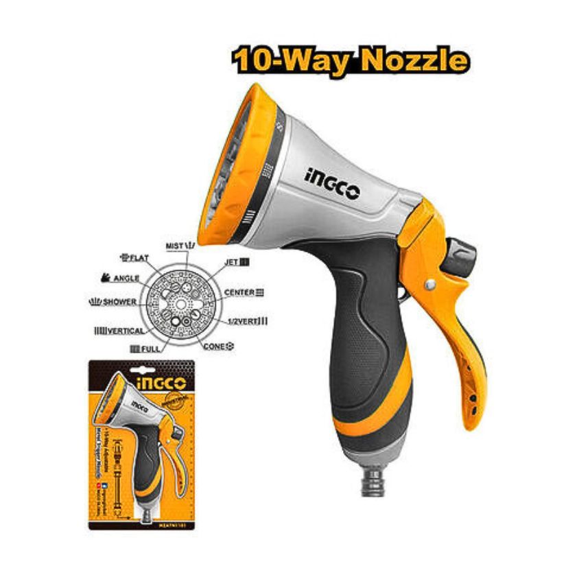 Vòi xịt tưới cây (10 chế độ) INGCO HZATN1101